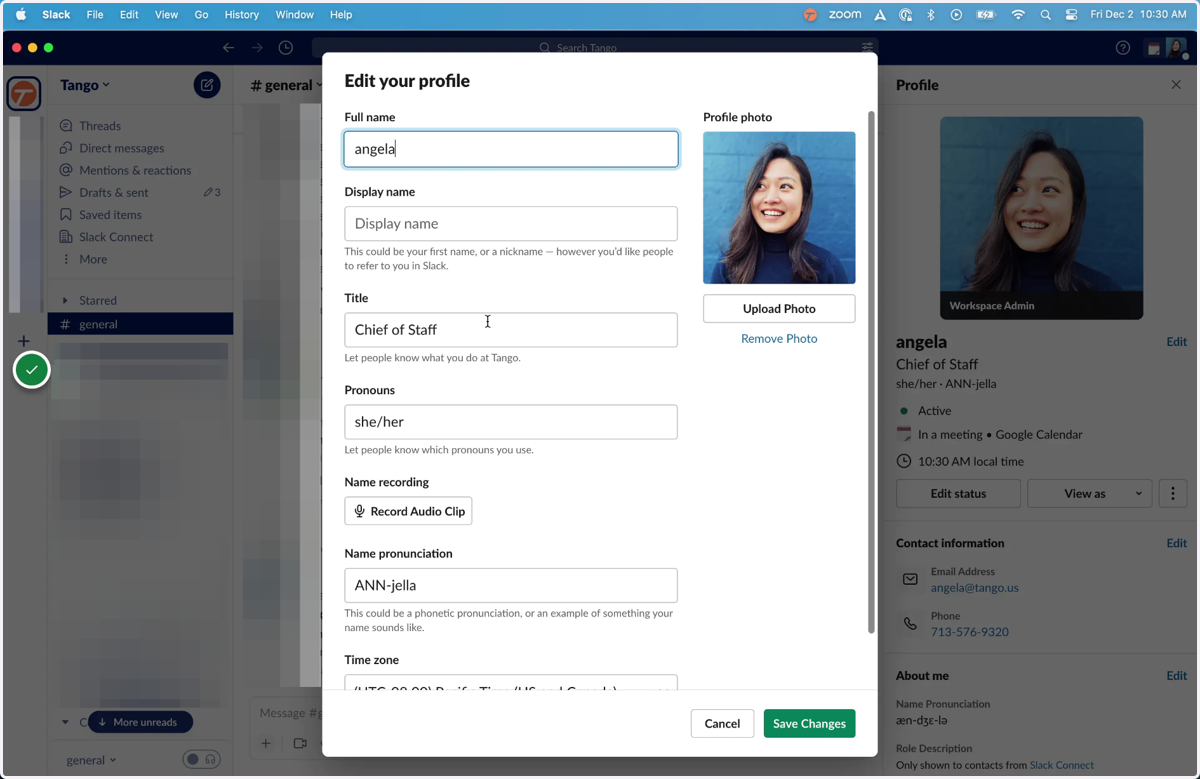 Type in Full Name