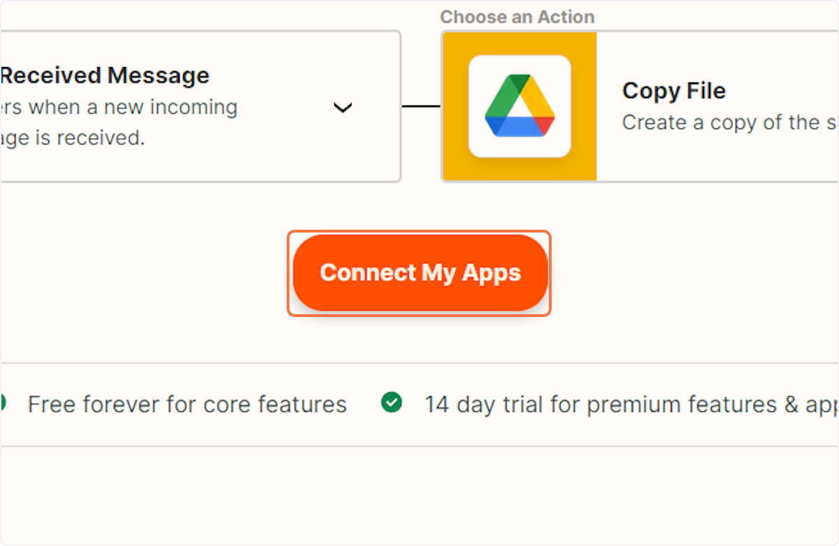 Connecting Google Drive with WhatsApp