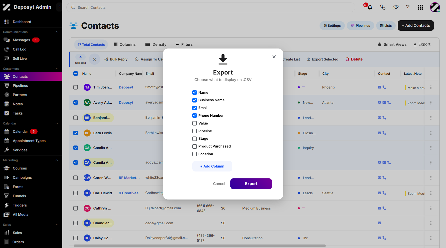Step 11: Once everything is set up, click the ‘Export’ button to proceed.