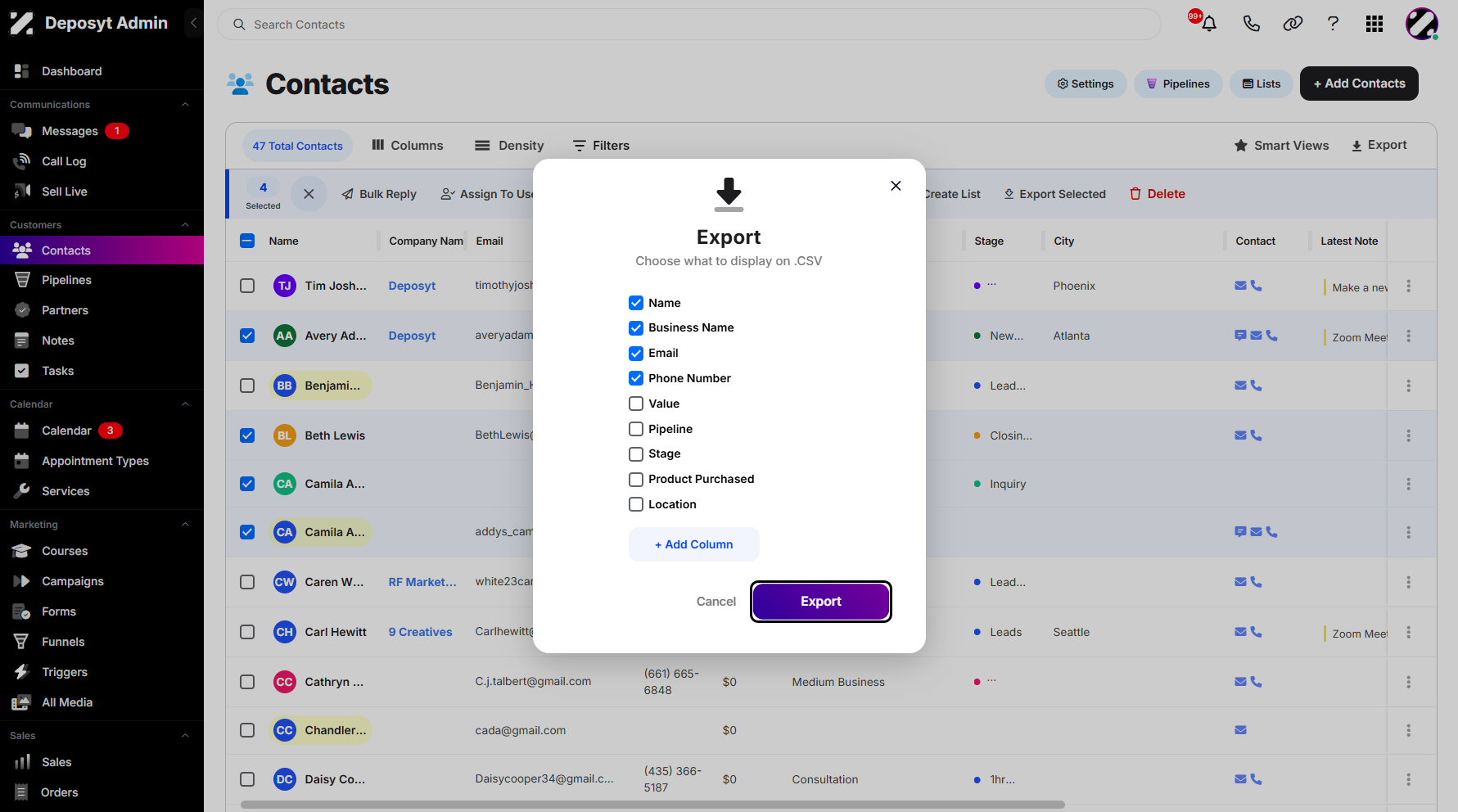 Step 11: Once everything is set up, click the ‘Export’ button to proceed.