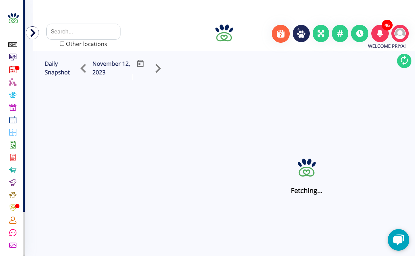 You can now use a day navigation feature that takes you to a specific date...