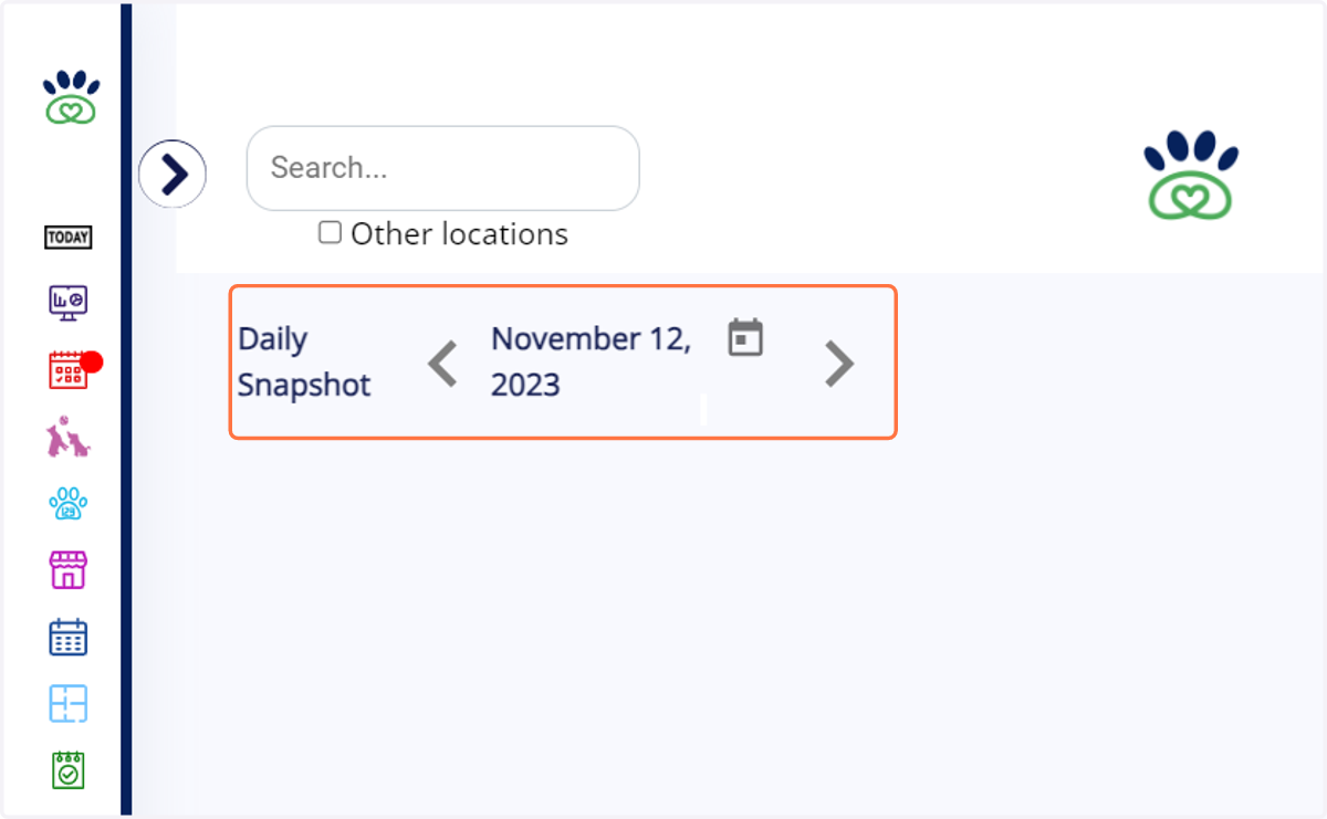You can now use a day navigation feature that takes you to a specific date...