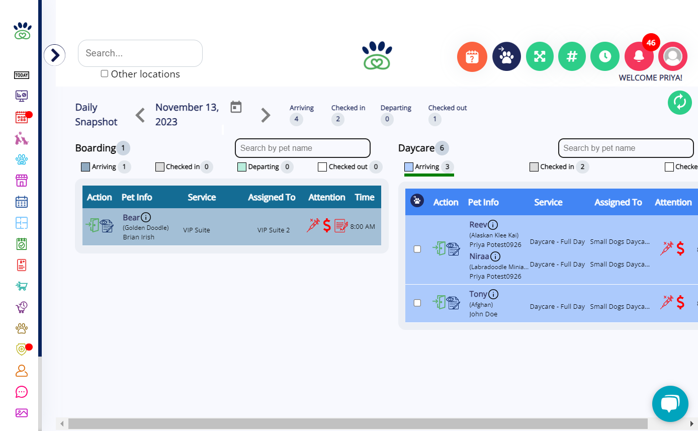 Click on "Easy check-in"