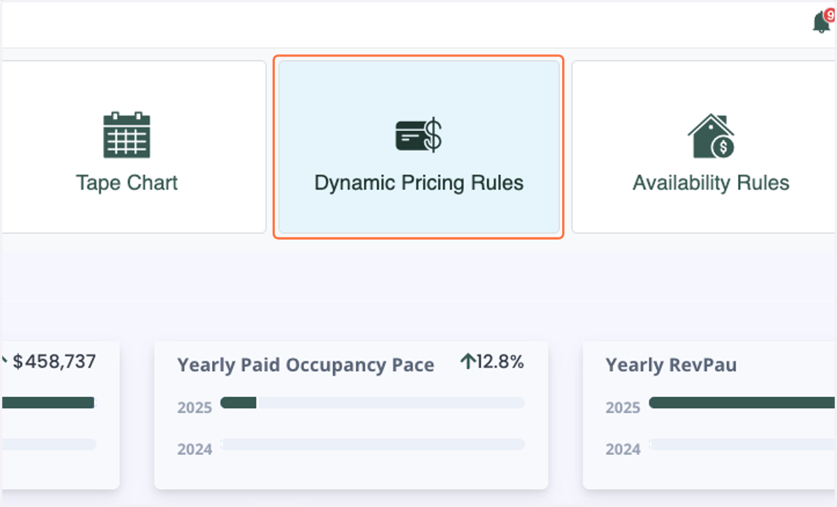 Click on Dynamic Pricing Rules