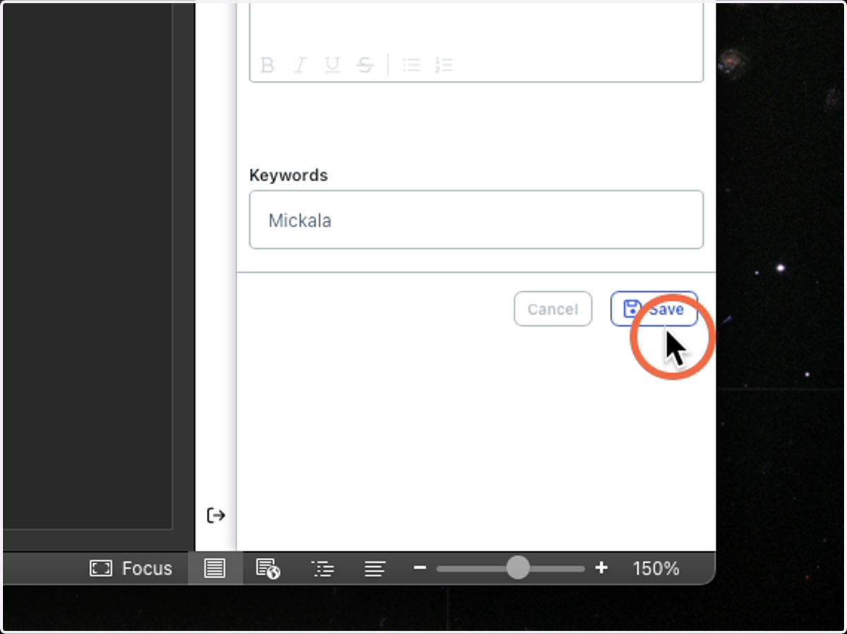 When finished updating/creating the clause click save.