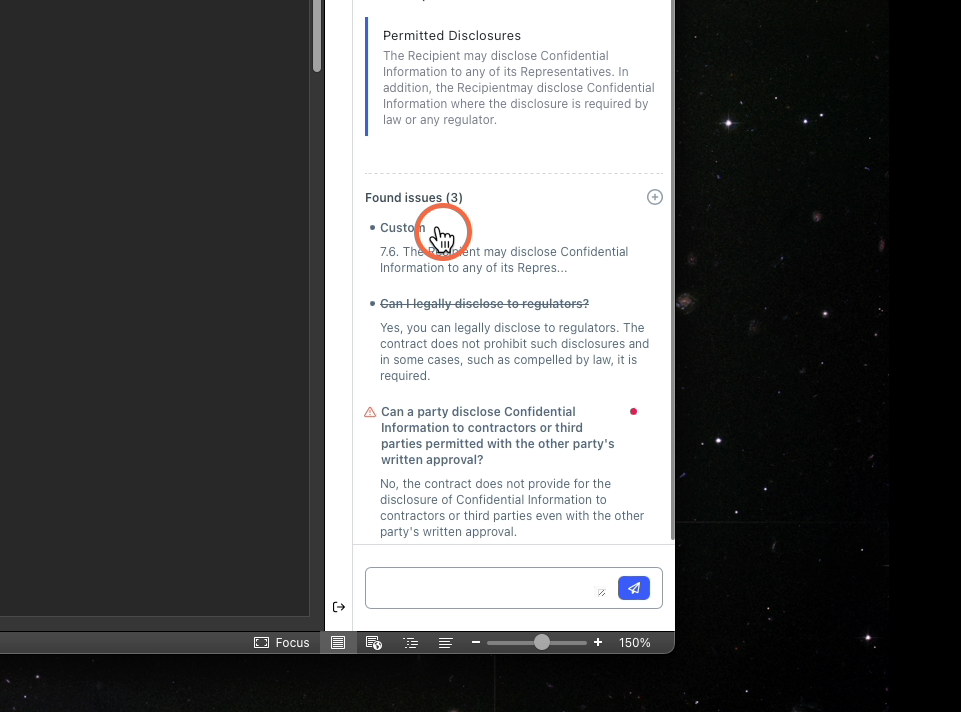 You will see it added with a 'Custom' title
