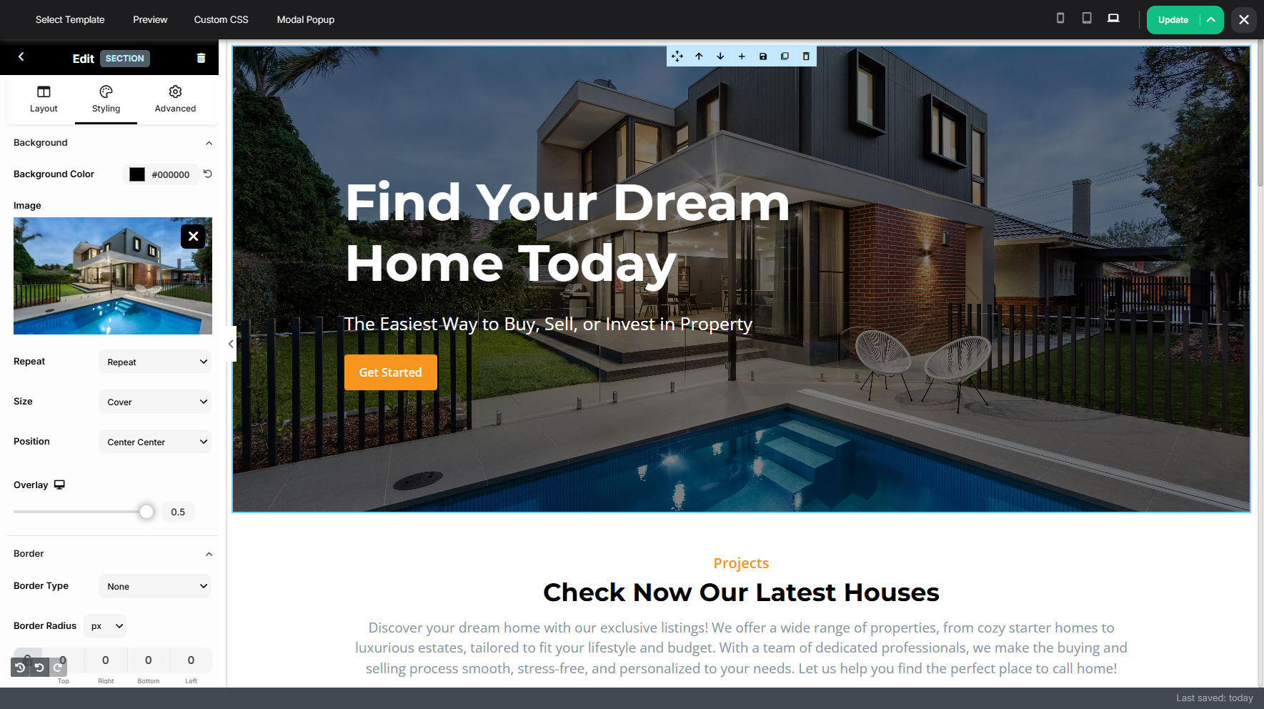 Step 1: The Funnel Builder section allows users to see the on going funnel creation by simply clicking on the Preview tab above.