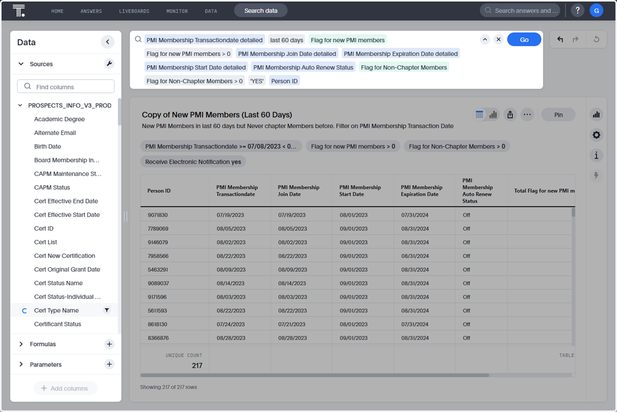 Click on Cert Type Name