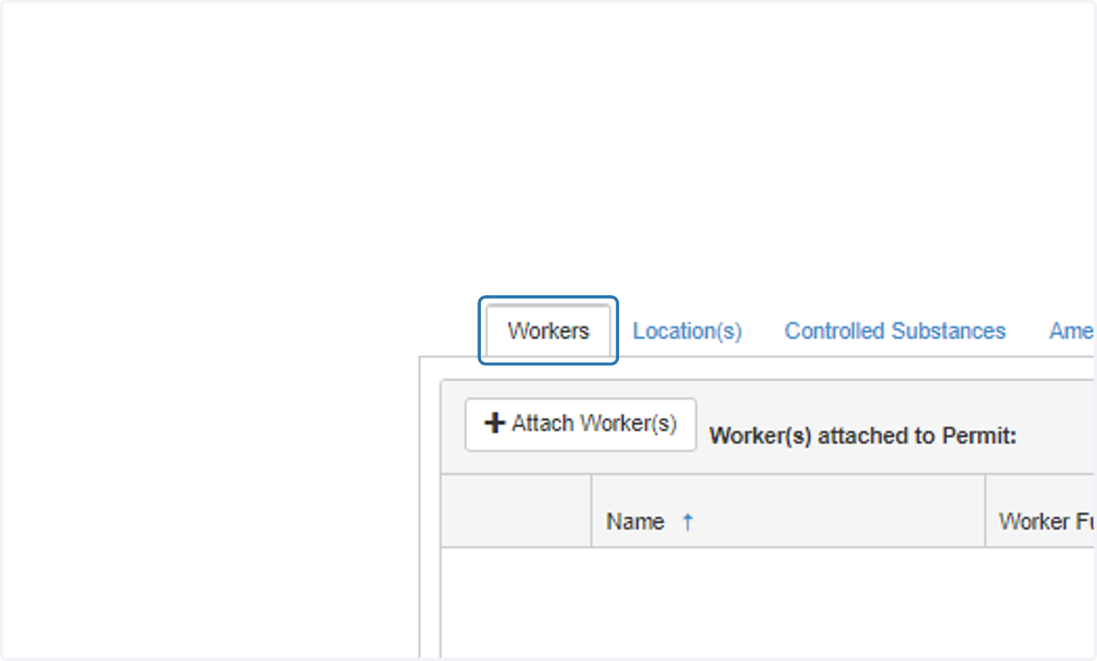 Click on Workers