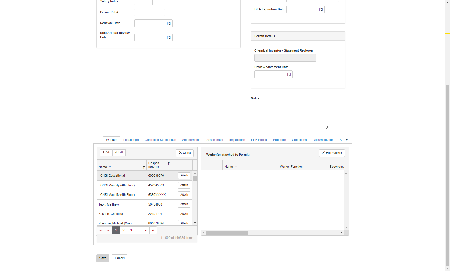 Click on the filter you want to use. In this case, we will search for the worker by their UID.