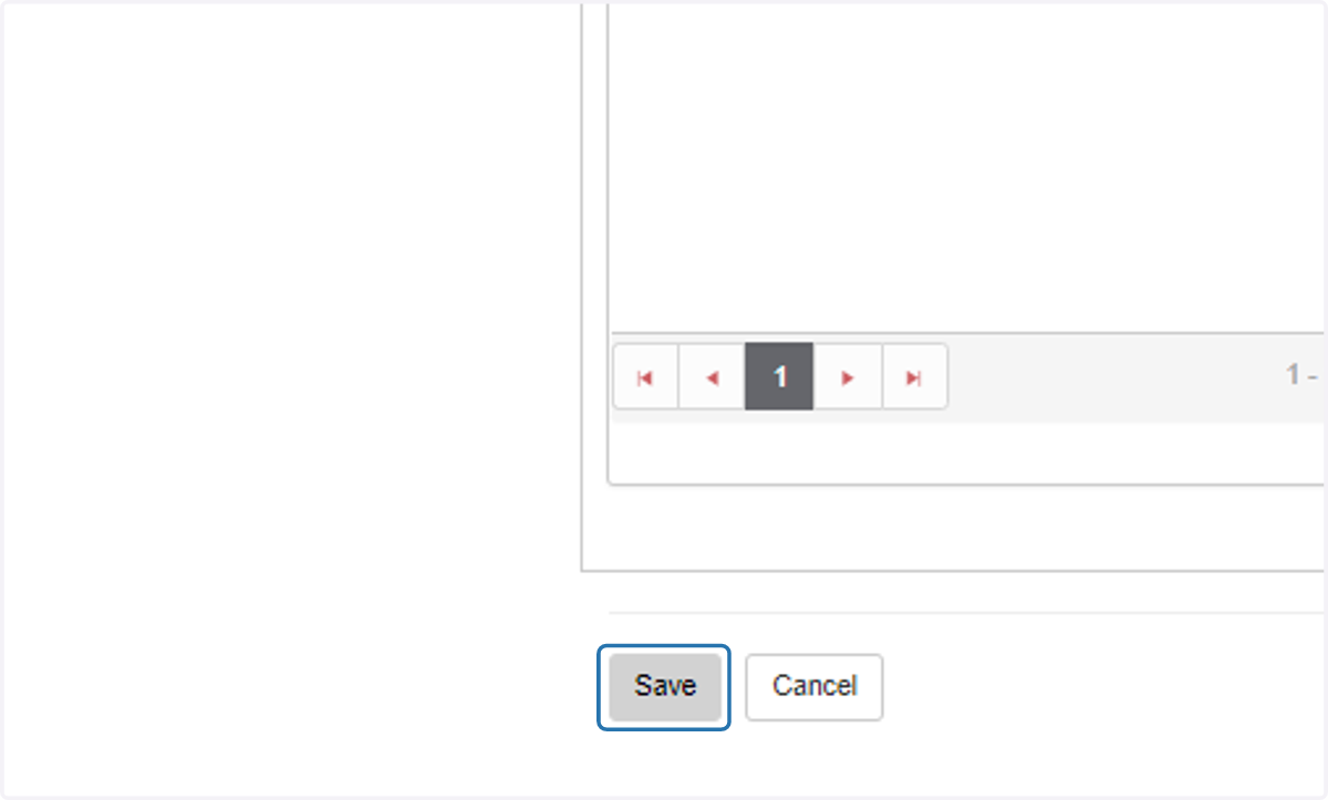 Click on Save