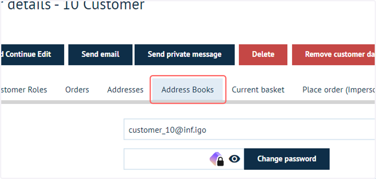 Click on Address Books
