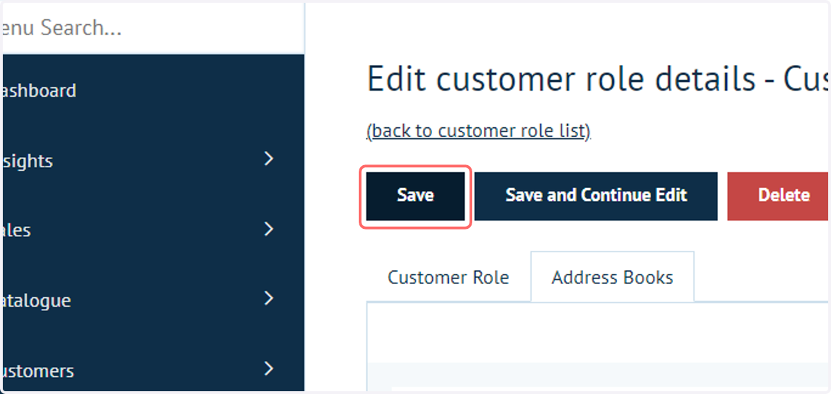 Click on Save