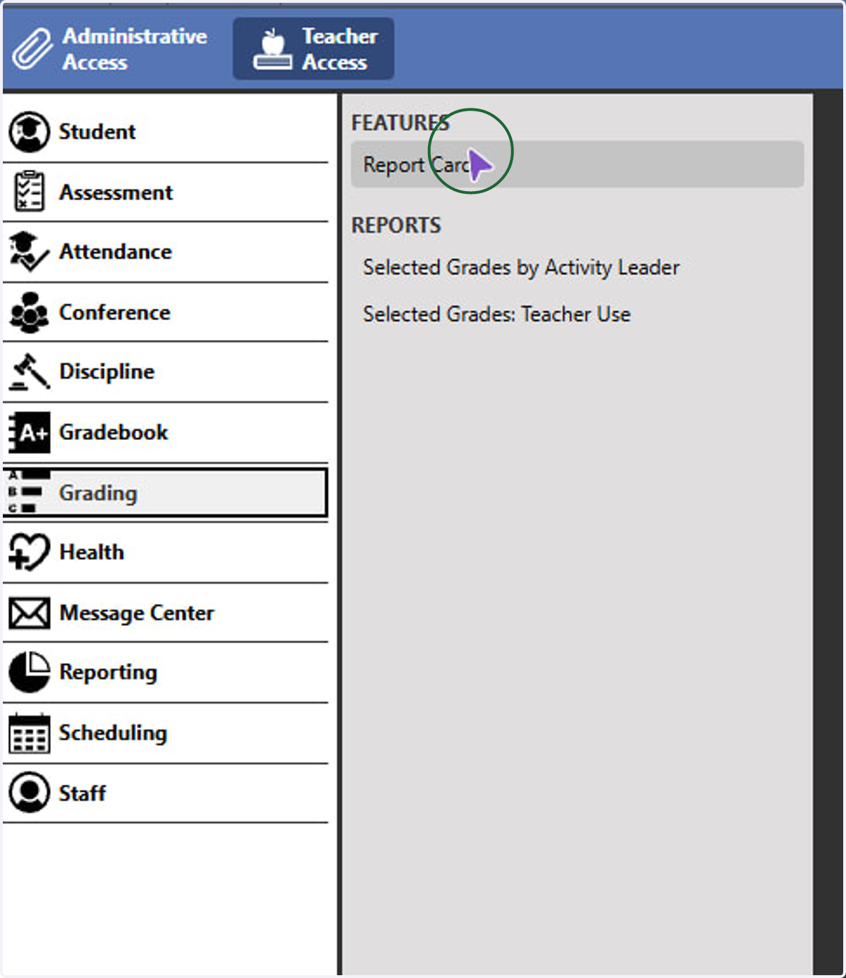 Click Report Card