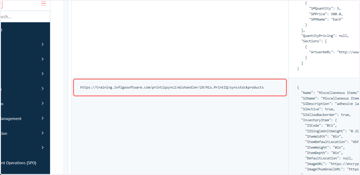 A separate webhook requires setup to facilitate syncing of stock products