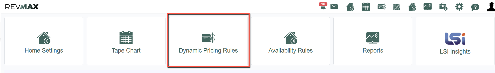 To automatically apply Yielding in bulk, go to the Dynamic Pricing Rules page.