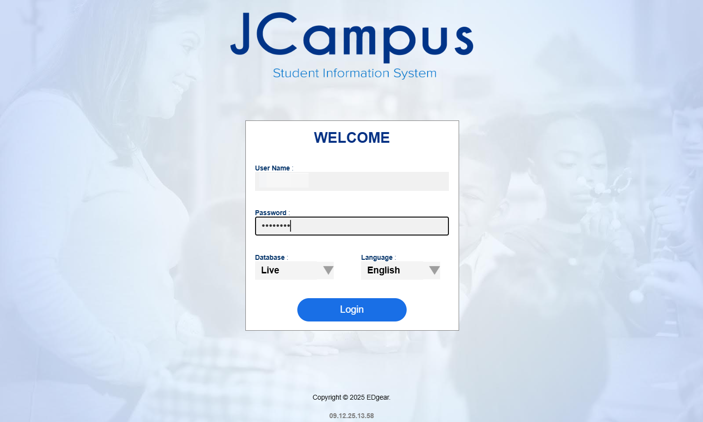 Click on Login