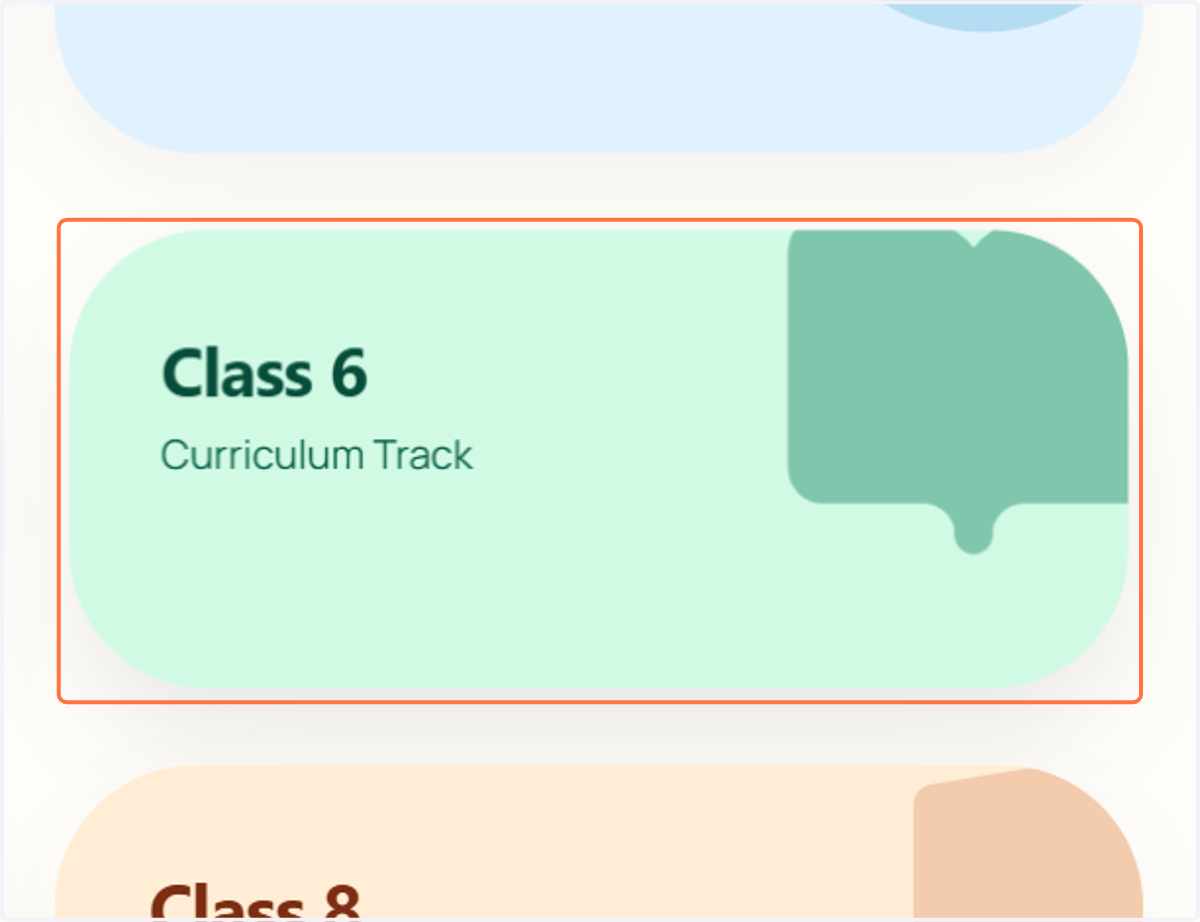 Select the class for which you would like to create a Infographic.