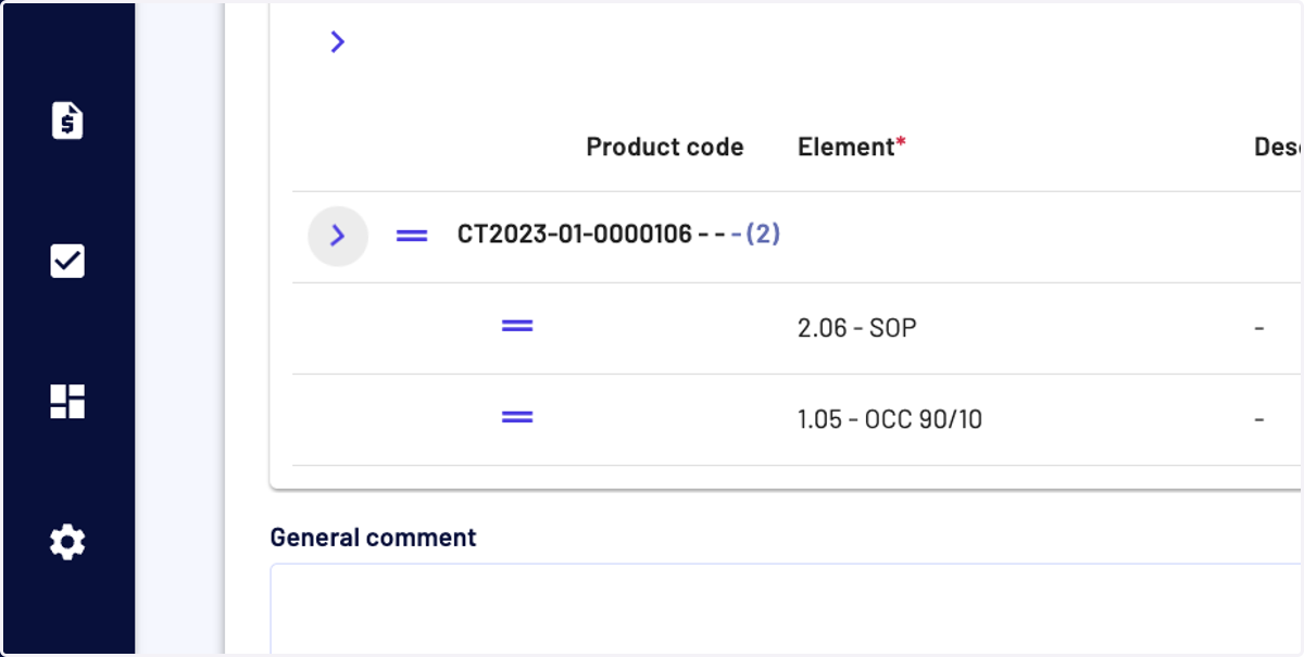 You can "Expand" or "Collapse" a grouping by clicking on the chevron