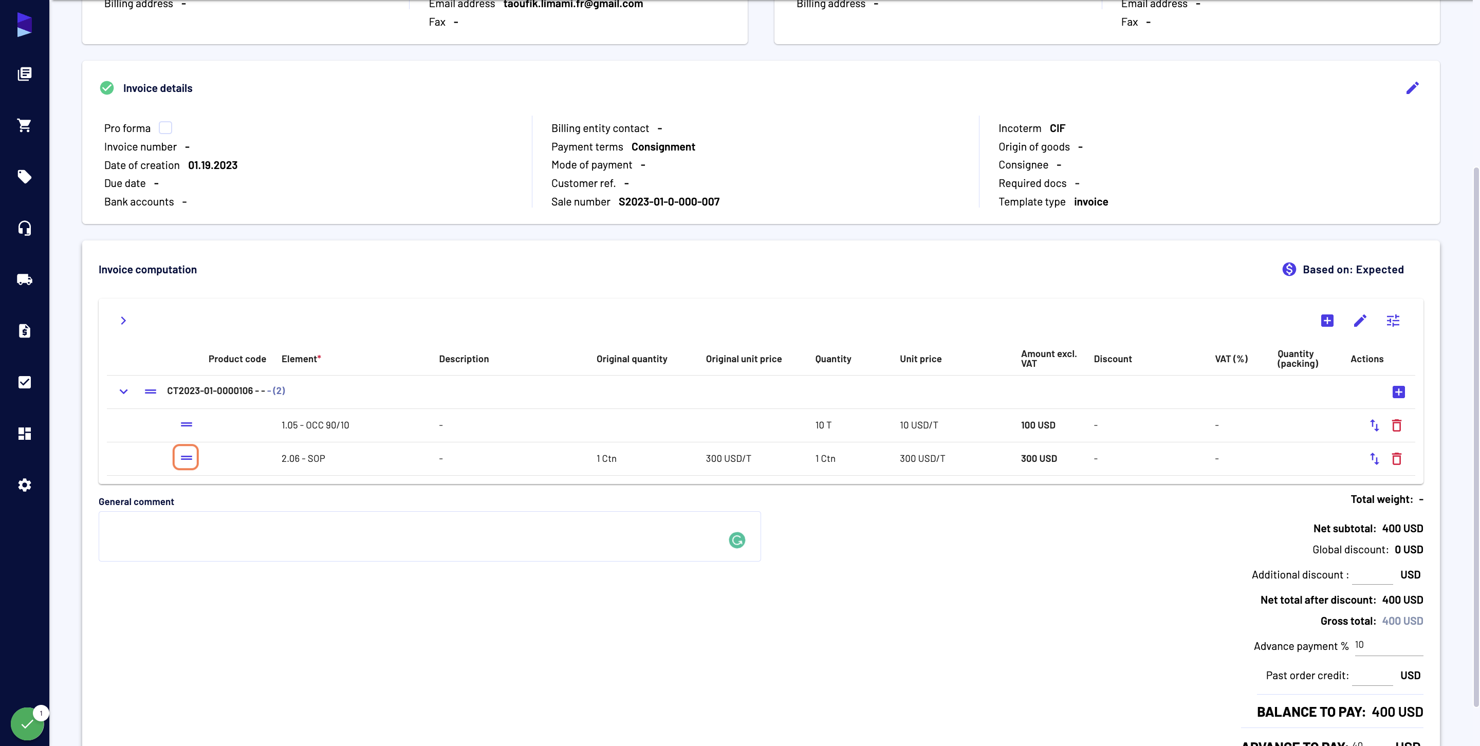 You can change the order of rows inside a group by using the drap and drop option