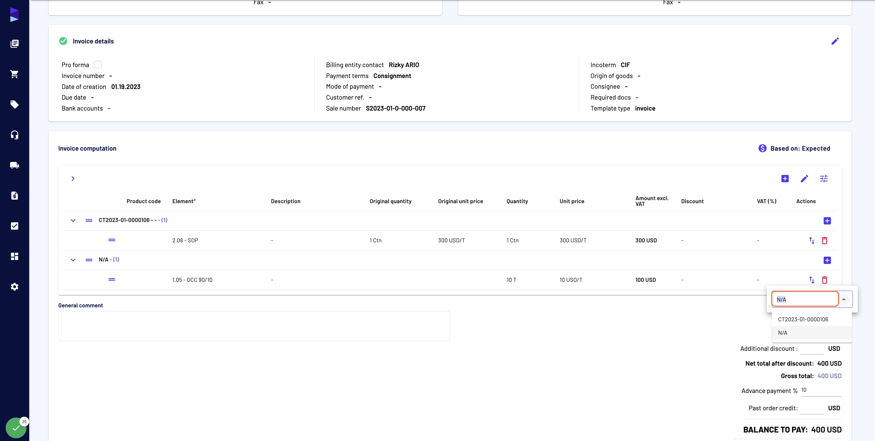 Then by selecting the grouping you want