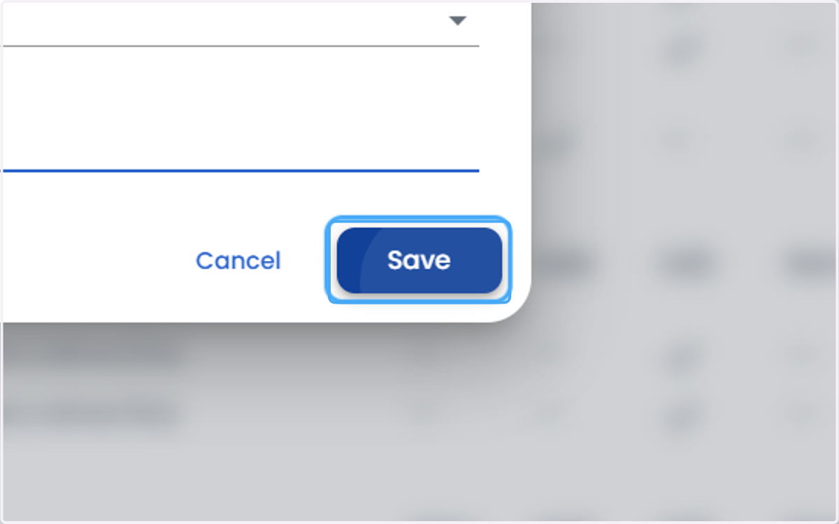 Click on Save