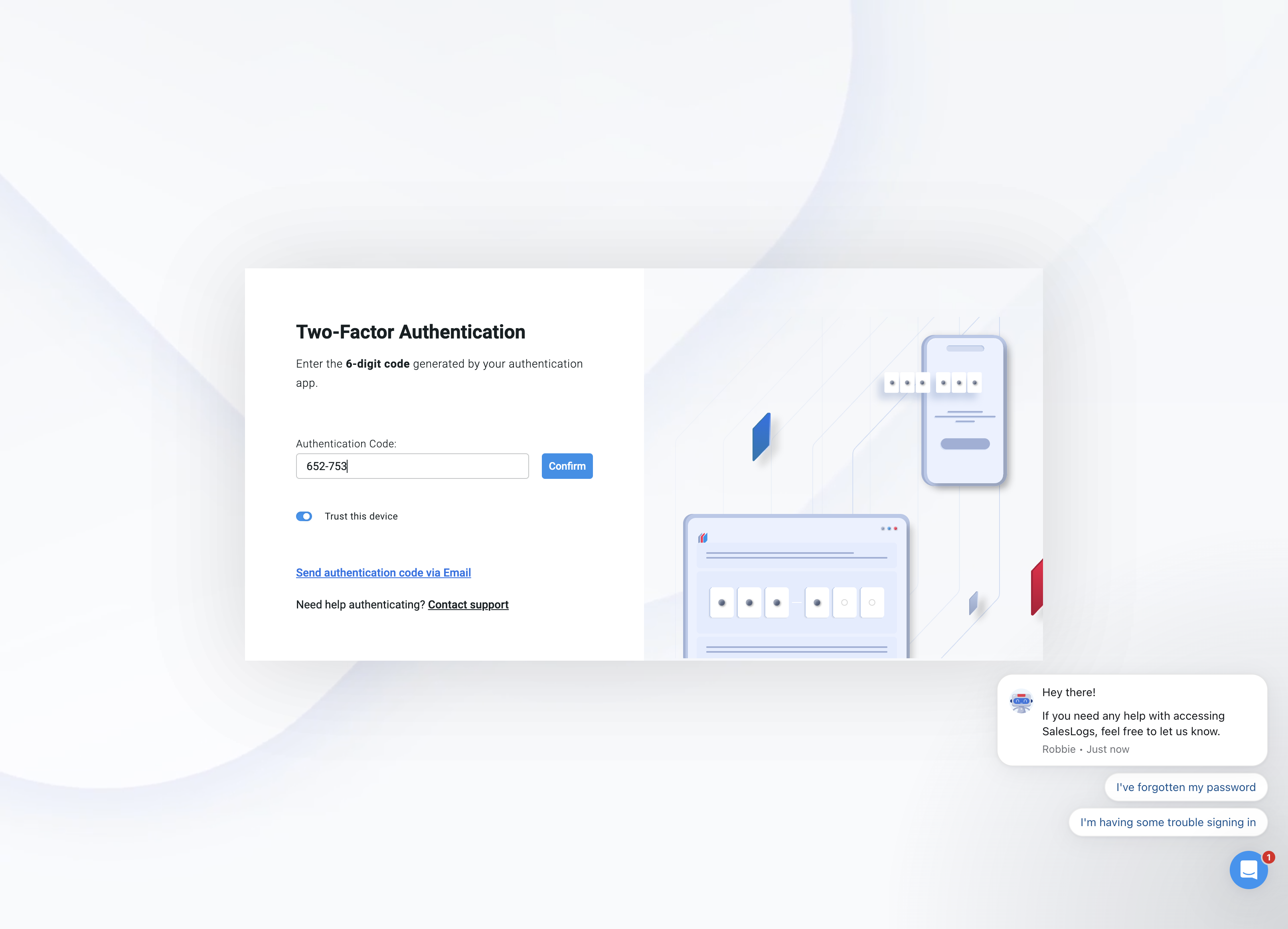 Click on Confirm