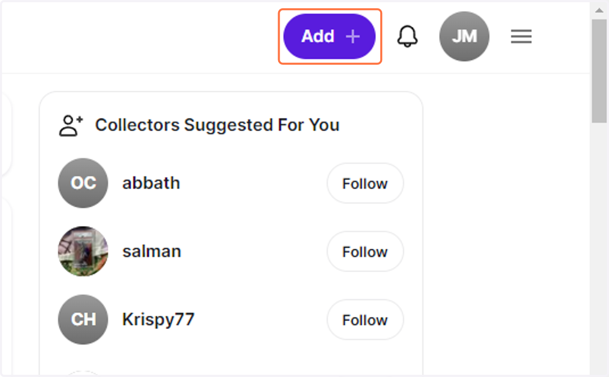 Click on Add