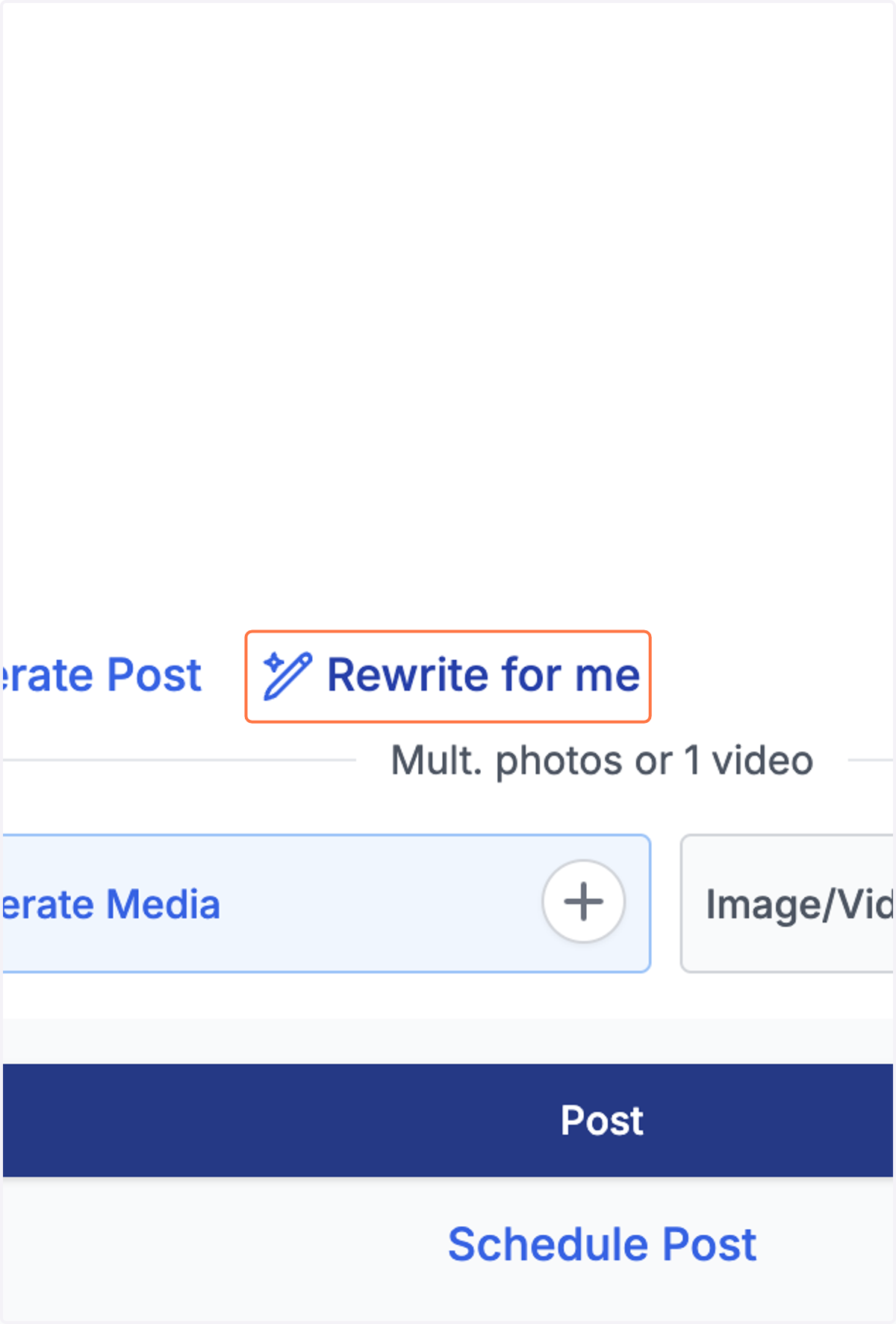 Click on Rewrite for me