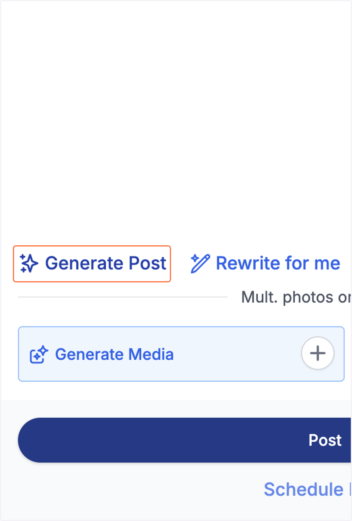 Click on Generate Post