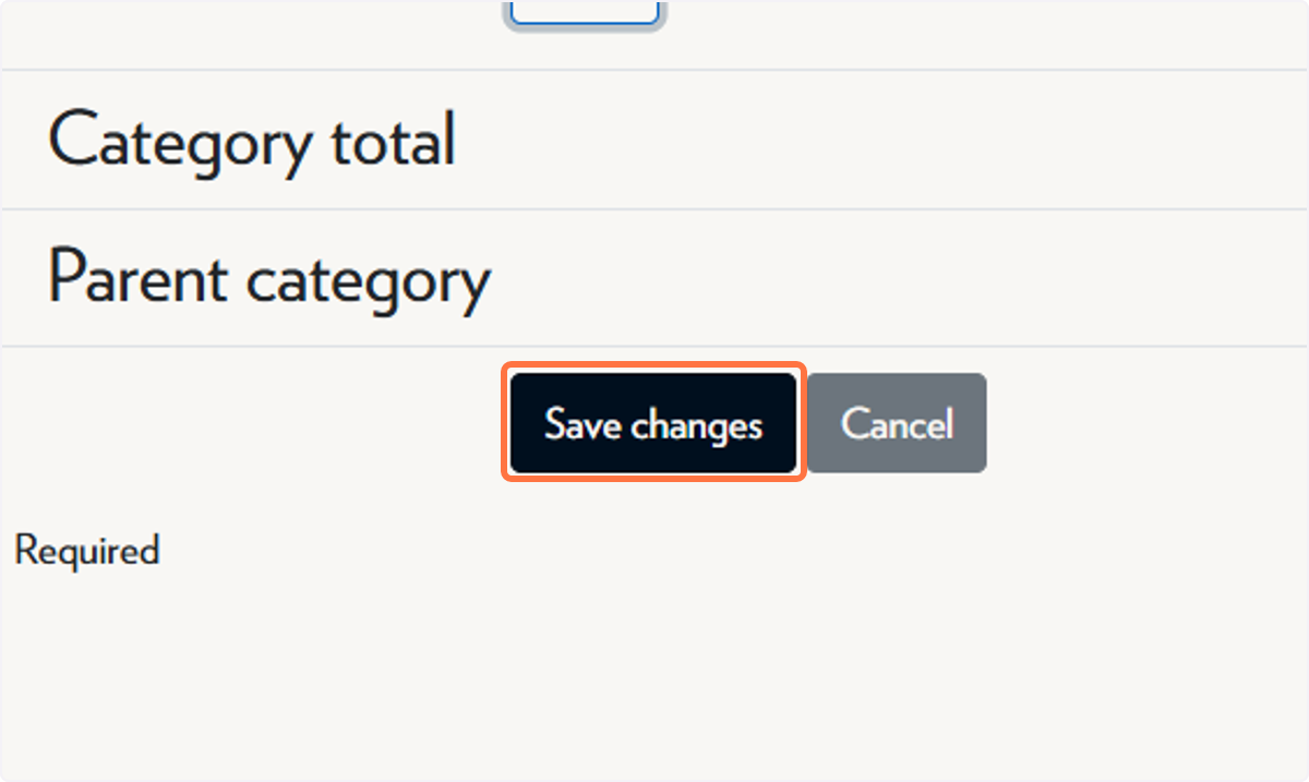 Click on Save changes