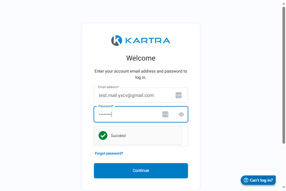 Click on Continue