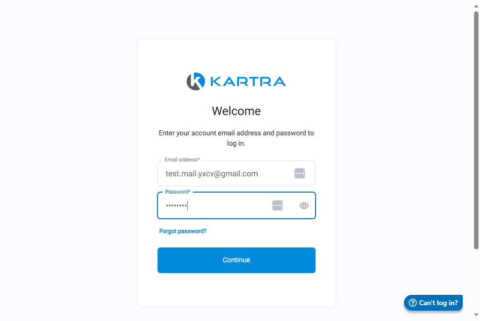 Type password