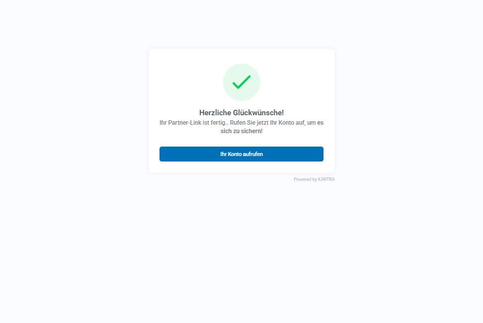 Click on Ihr Konto aufrufen