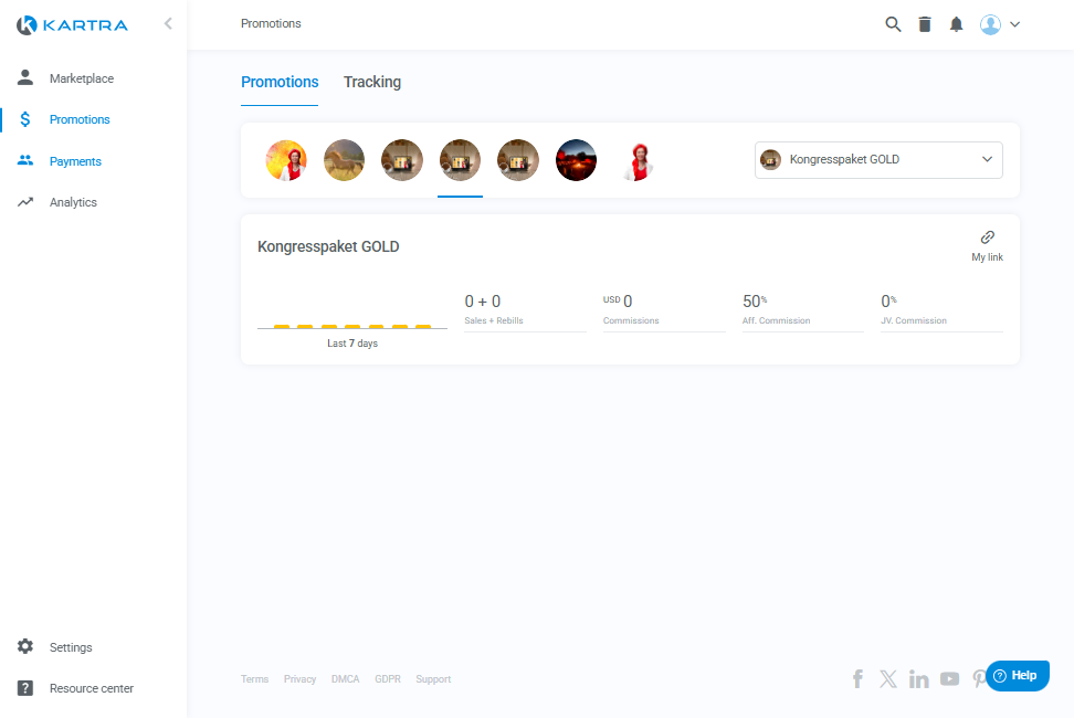 Click on Payments