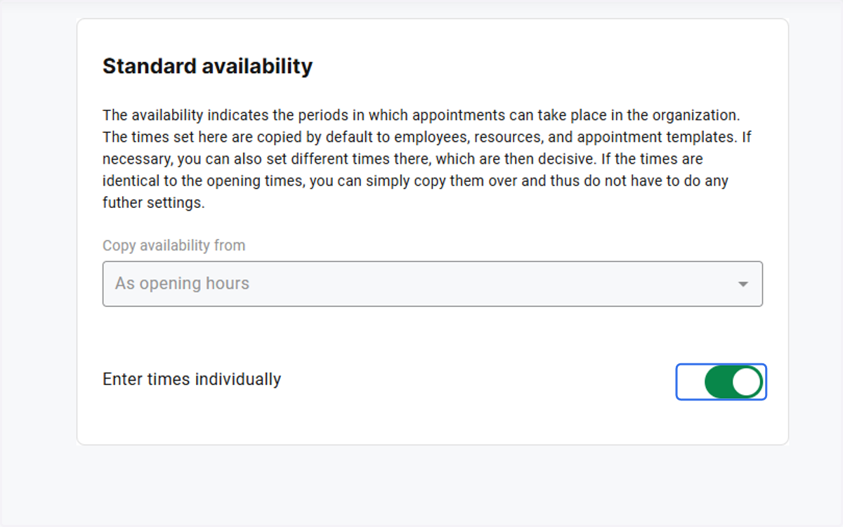Check Enter times individually