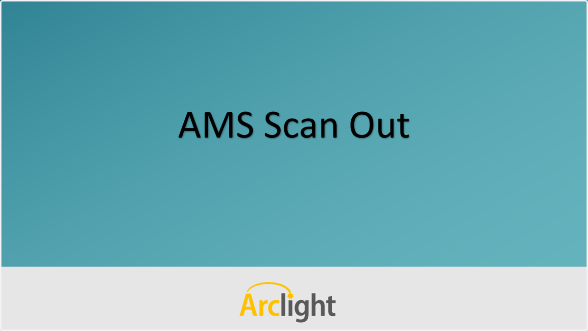 AMS Scan Out