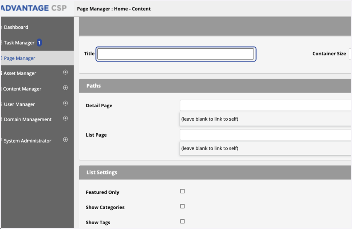 Name Your Widget. To help organize your content and modules, its good practice to name your module.