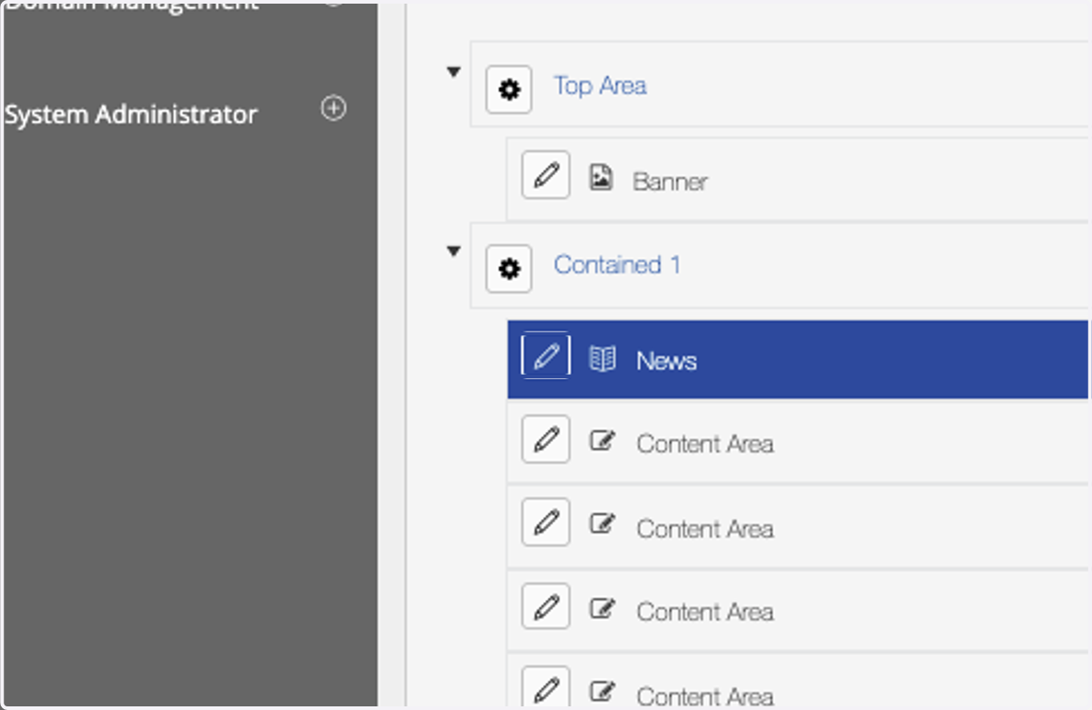 Edit the Widget. Click on the Pencil icon.