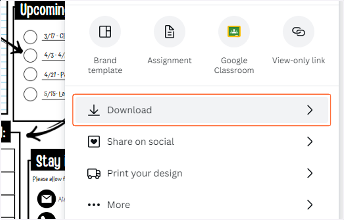 Click on Download
