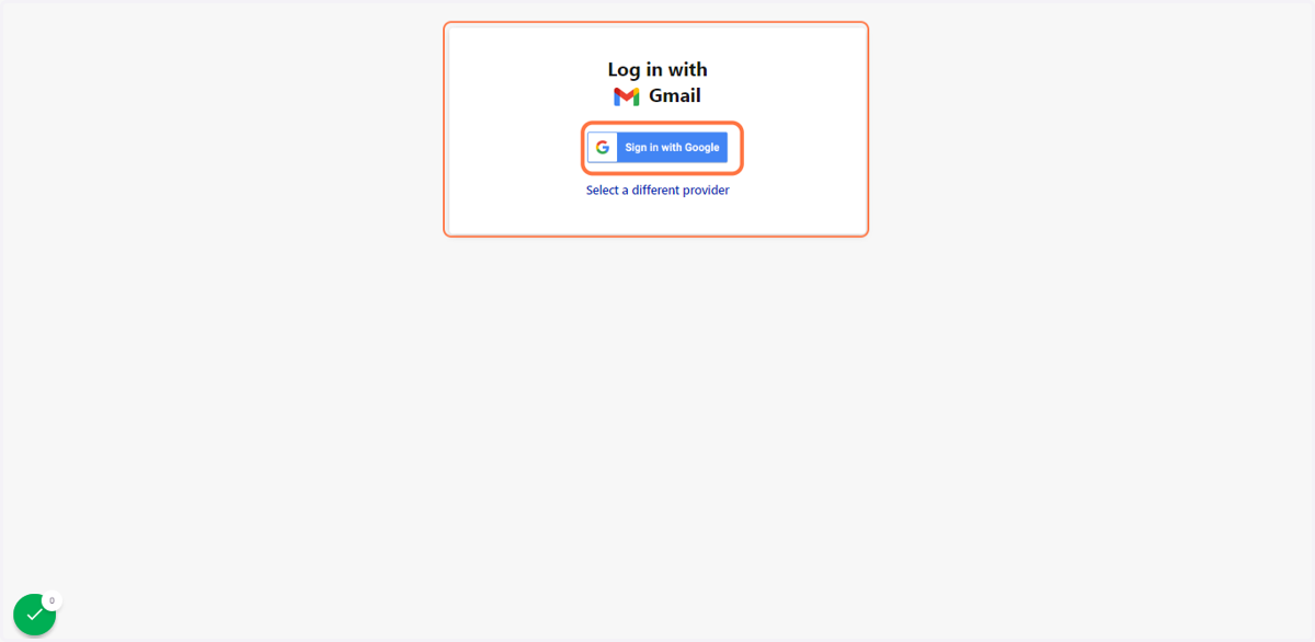 Enter your password, or sign in with Google