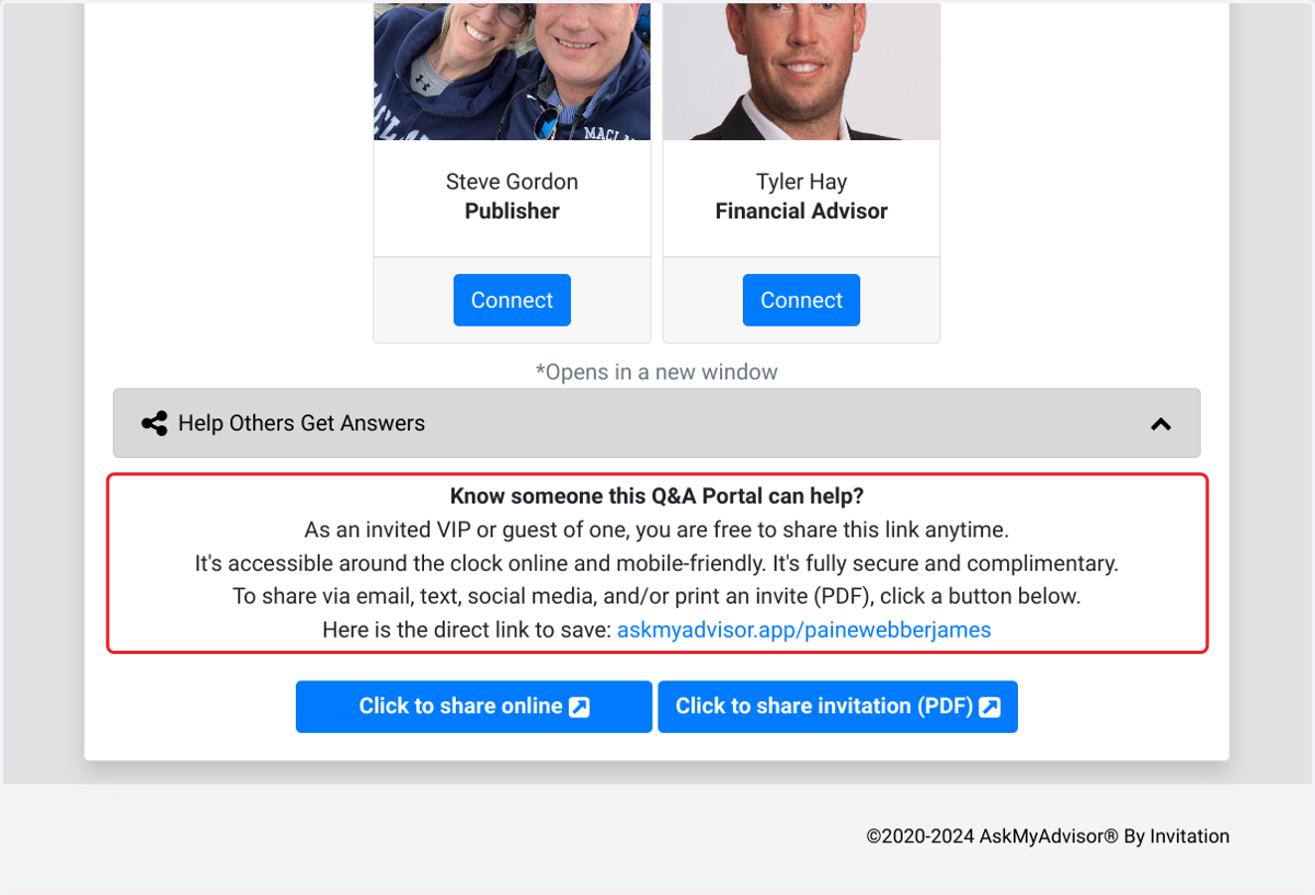 Click on Know someone this Q&A Portal can help?…