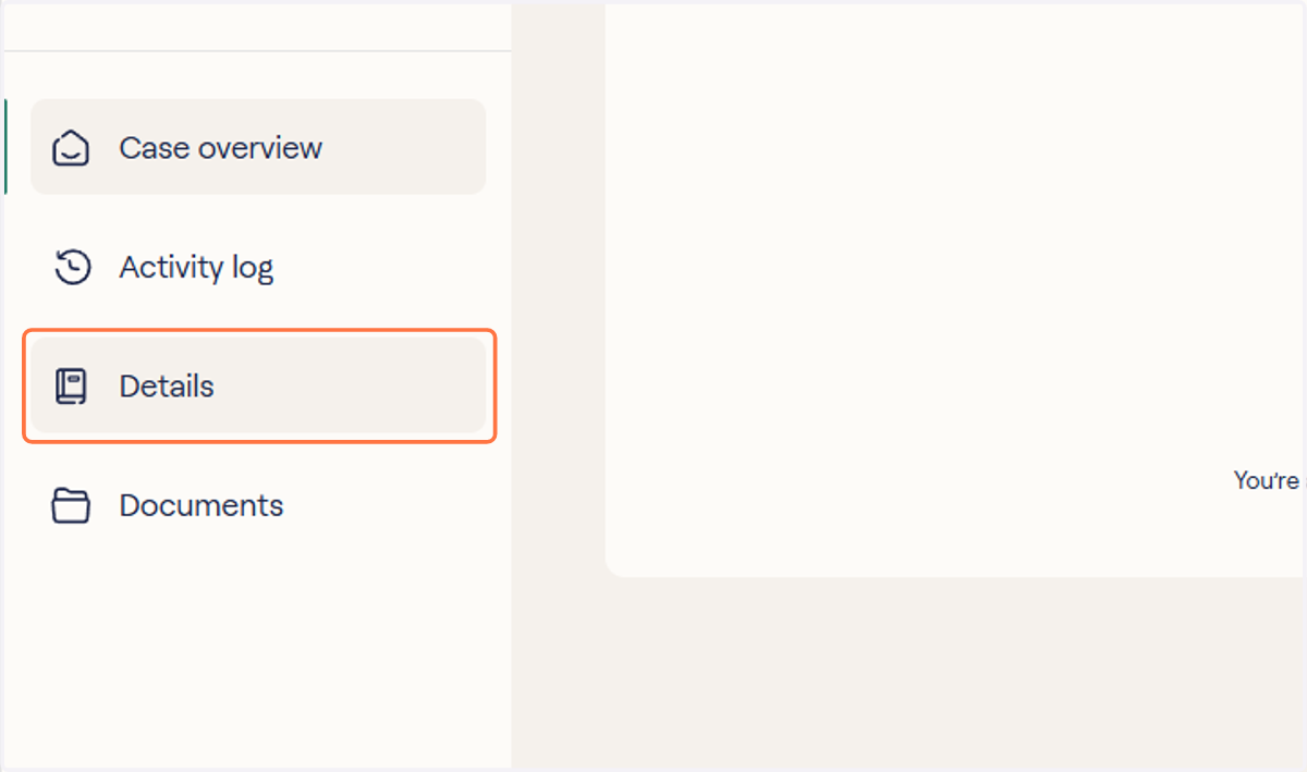 Click on Details