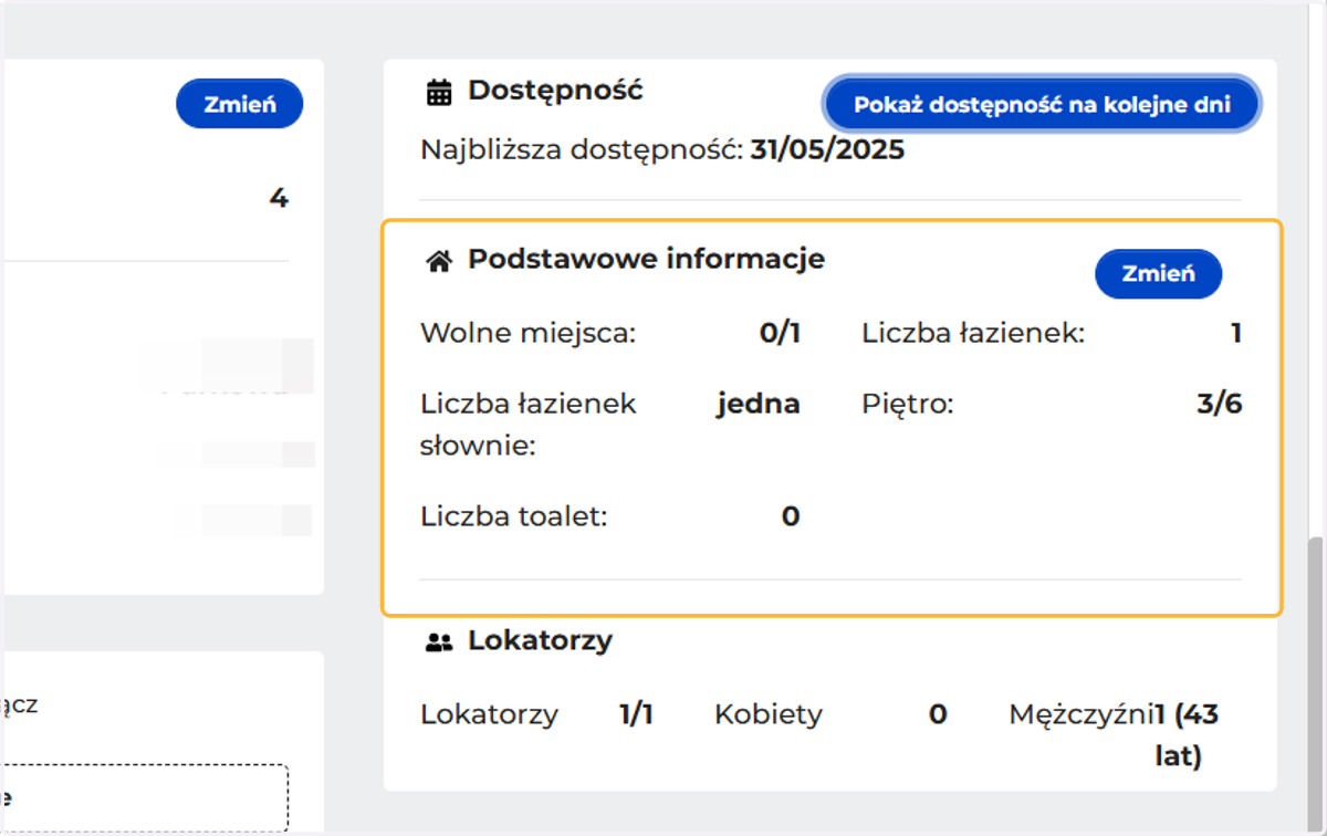 Uzupełnij podstawowe informacje