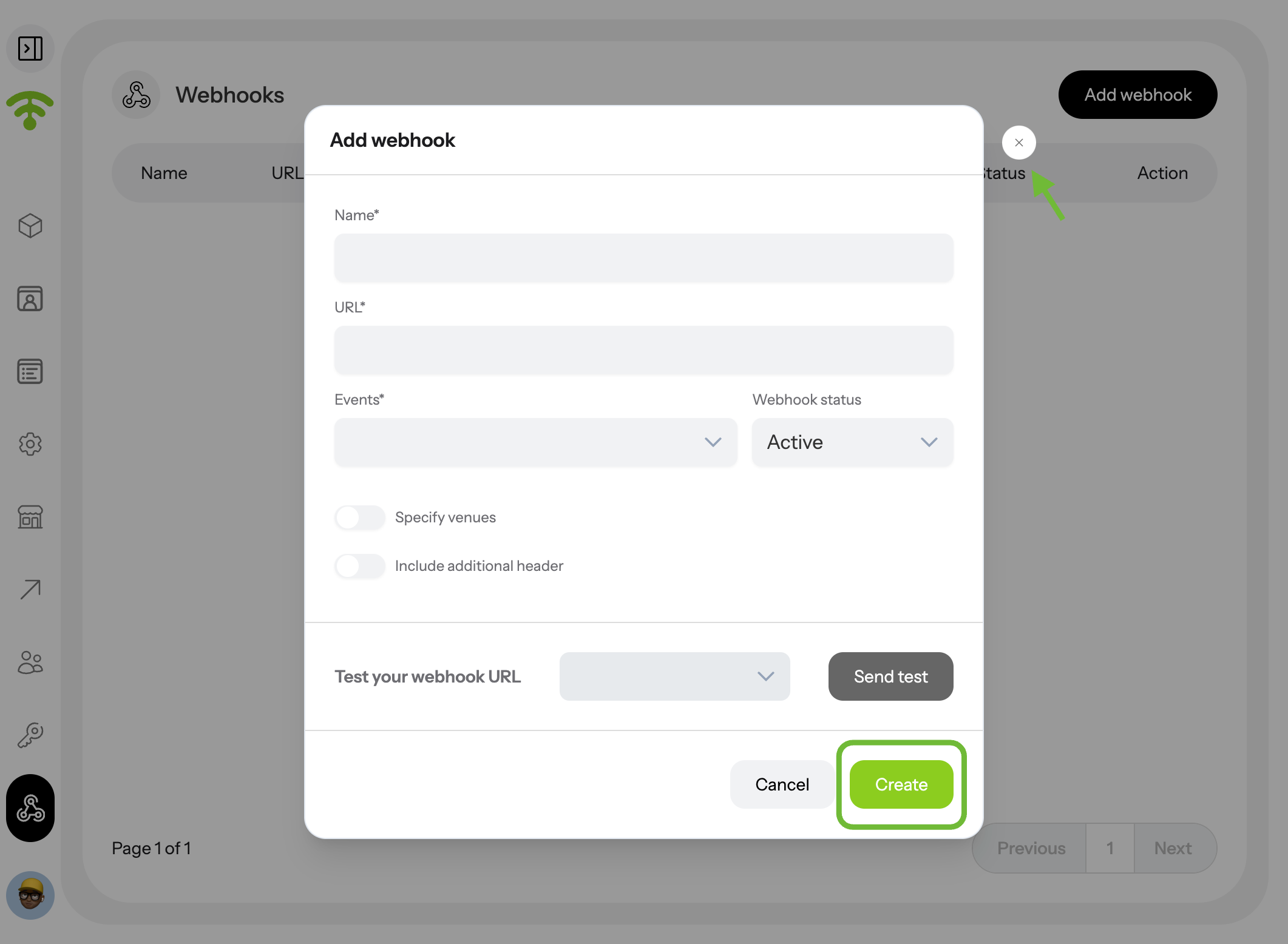 Once you're done, click 'Create' and close the tab by clicking the cross next to it. Tada! That's all. Happy Connecting…