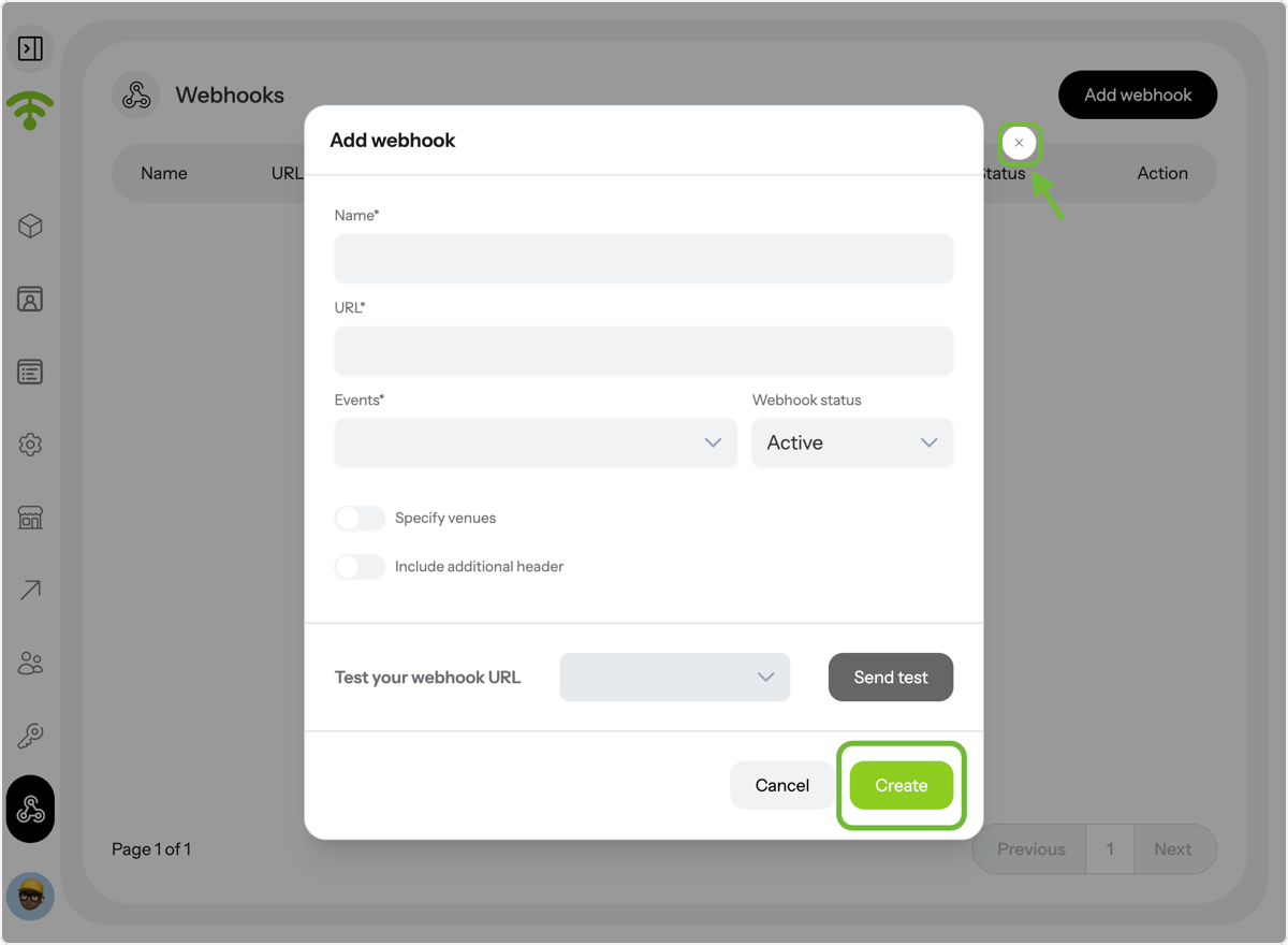 Once you're done, click 'Create' and close the tab by clicking the cross next to it. Tada! That's all. Happy Connecting…