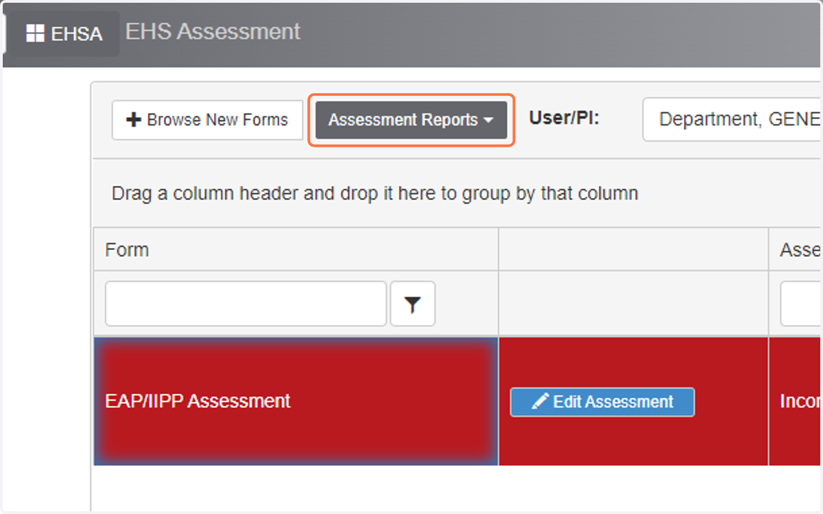Click on Assessment Reports