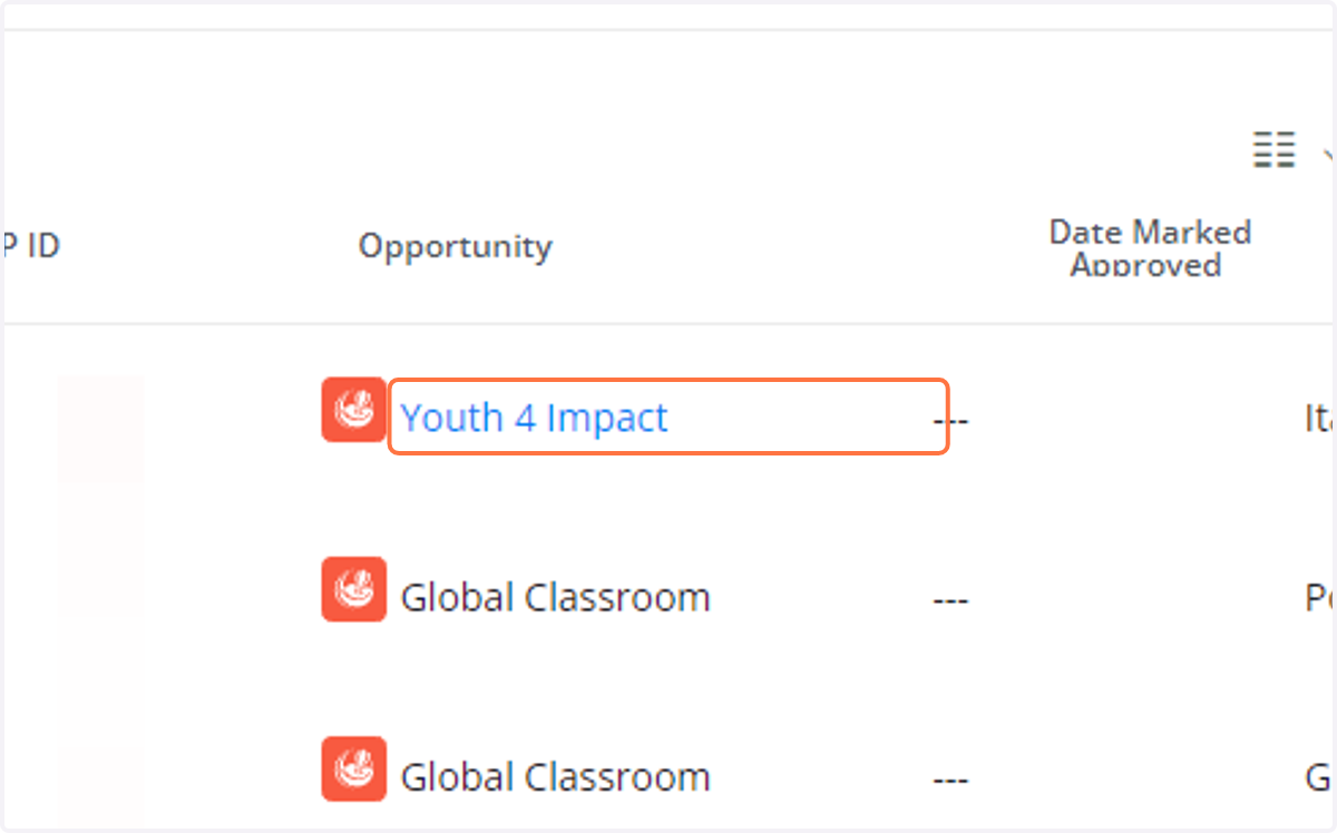 Click on the Opportunity to get more details.