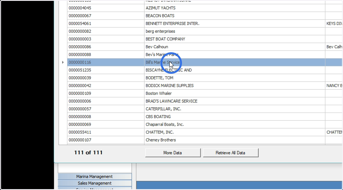 Select a vendor
