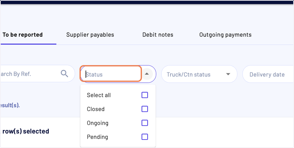 You can easily find them by filtering by status "Closed"